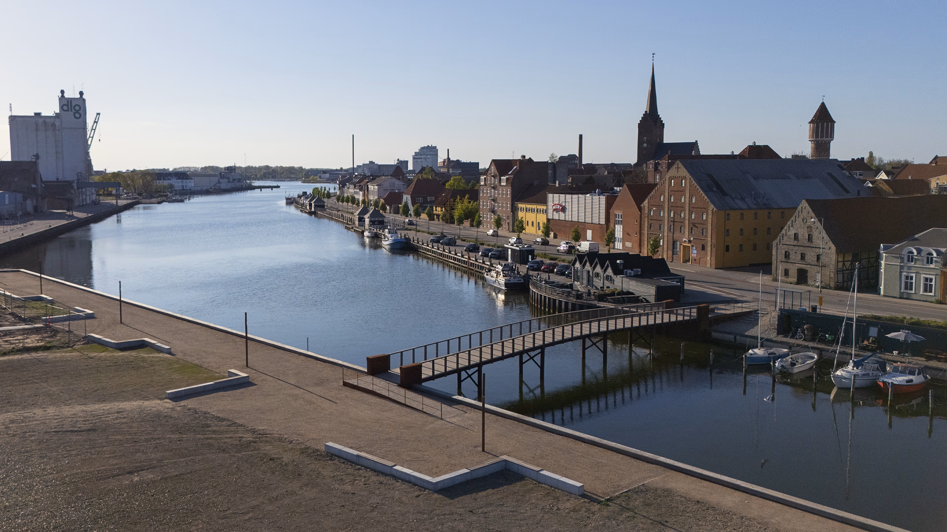 Nakskov havnepromenade og bro